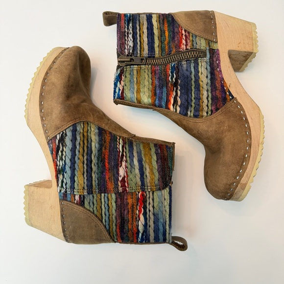 Vollsjo Scandic Yarn Spun Clog Booties, Size 8.5 - Picture 2 of 8